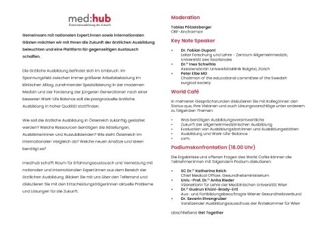 Programm med:hub